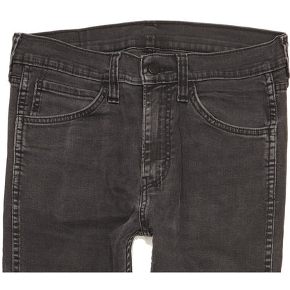 Levi's Men Black Straight Regular Stretch Jeans W30 L27