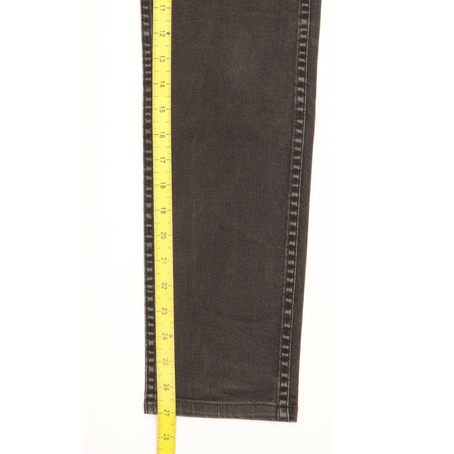 Levi's Men Black Straight Regular Stretch Jeans W30 L27