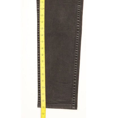 Levi's Men Black Straight Regular Stretch Jeans W30 L27