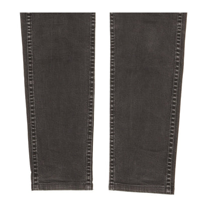 Levi's Men Black Straight Regular Stretch Jeans W30 L27