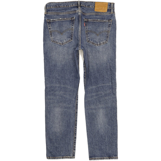 Levi's 502 Men Blue Tapered Regular Stretch Jeans W33 L28