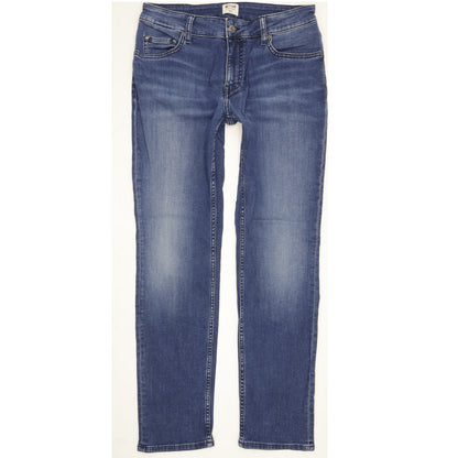 Mustang Sissy Women Blue Straight Slim Stretch Jeans W32 L30