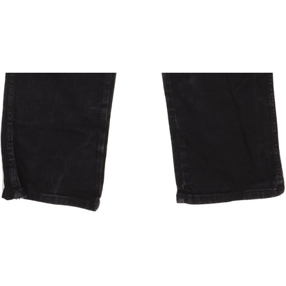Wrangler Durable Quality Men Black Straight Regular Stretch Jeans W36 L31