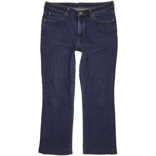 Lee Blue Bootcut Slim Stretch Jeans High Waisted W34 L27