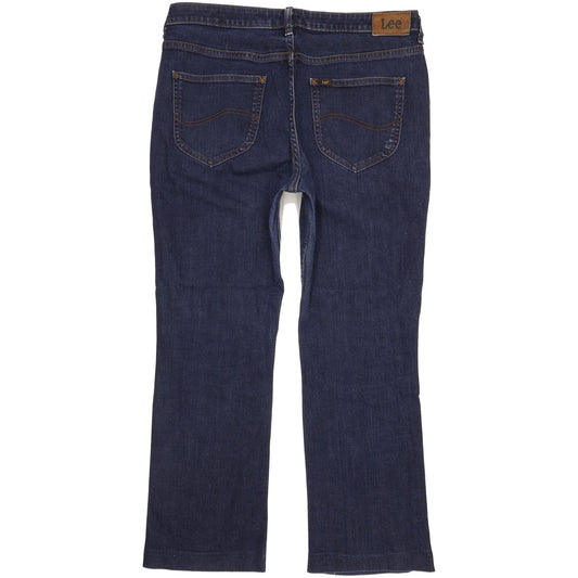 Lee Blue Bootcut Slim Stretch Jeans High Waisted W34 L27