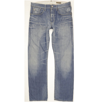 G-Star Men Blue Straight Regular Jeans W34 L33