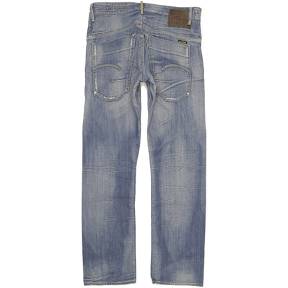 G-Star Men Blue Straight Regular Jeans W34 L33