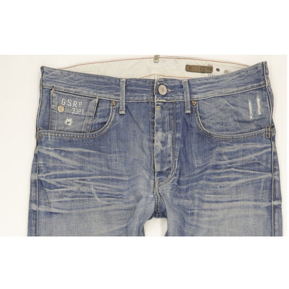 G-Star Men Blue Straight Regular Jeans W34 L33