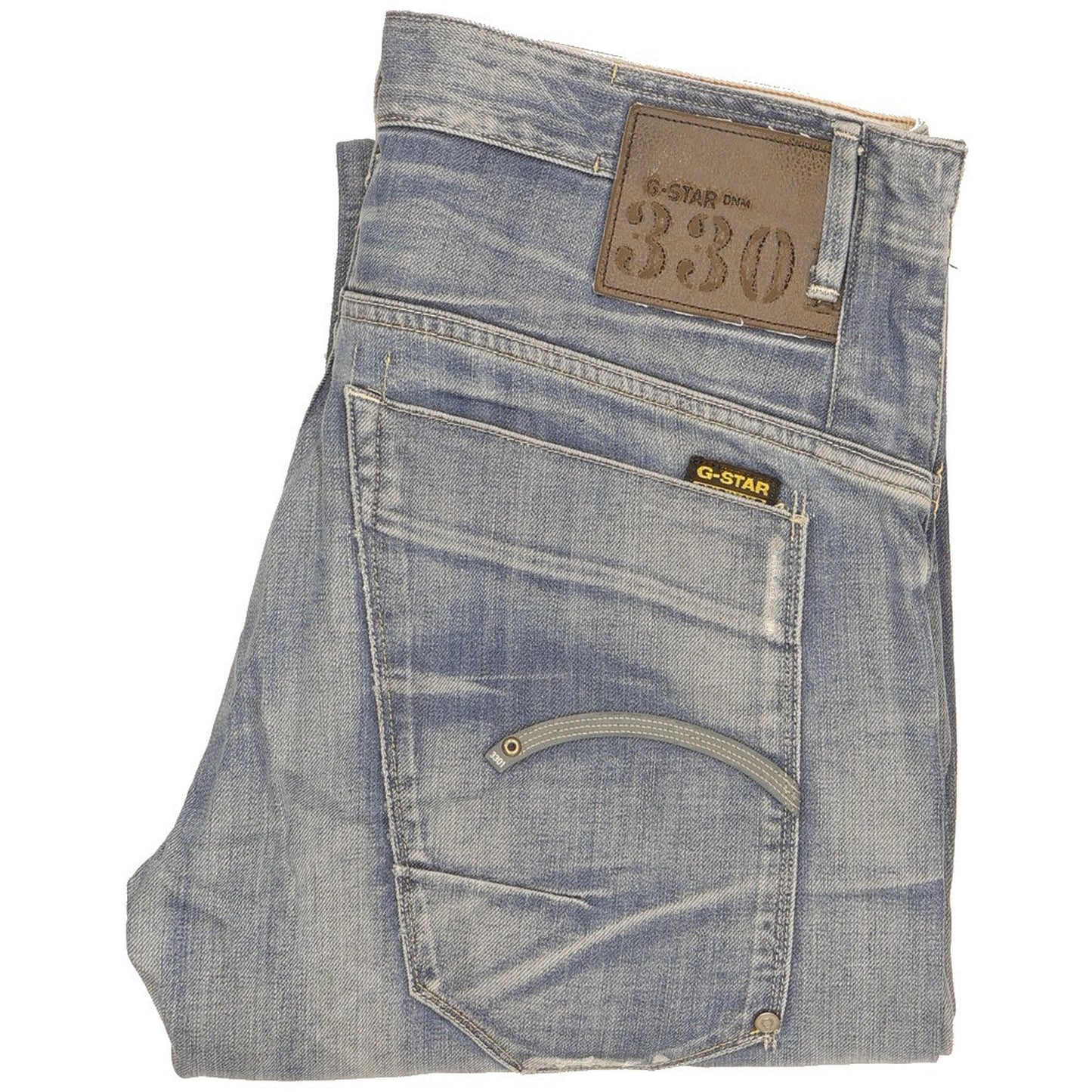 G-Star Men Blue Straight Regular Jeans W34 L33