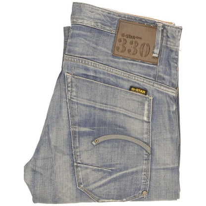 G-Star Men Blue Straight Regular Jeans W34 L33