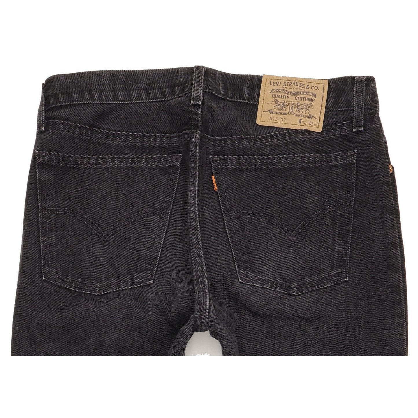 Levi's 615 Men Black Straight Regular Jeans W34 L31