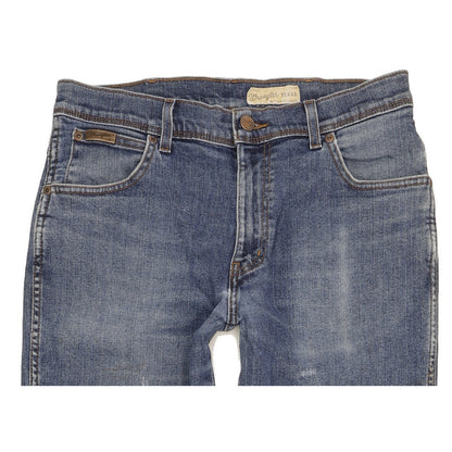 Wrangler Texas Men Blue Straight Regular Stretch Jeans W34 L31