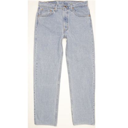 Levi's 505 Made in USA Blue Straight Regular Mom Jeans High Waisted W33 L30