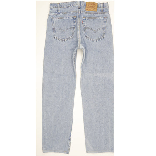Levi's 505 Made in USA Blue Straight Regular Mom Jeans High Waisted W33 L30