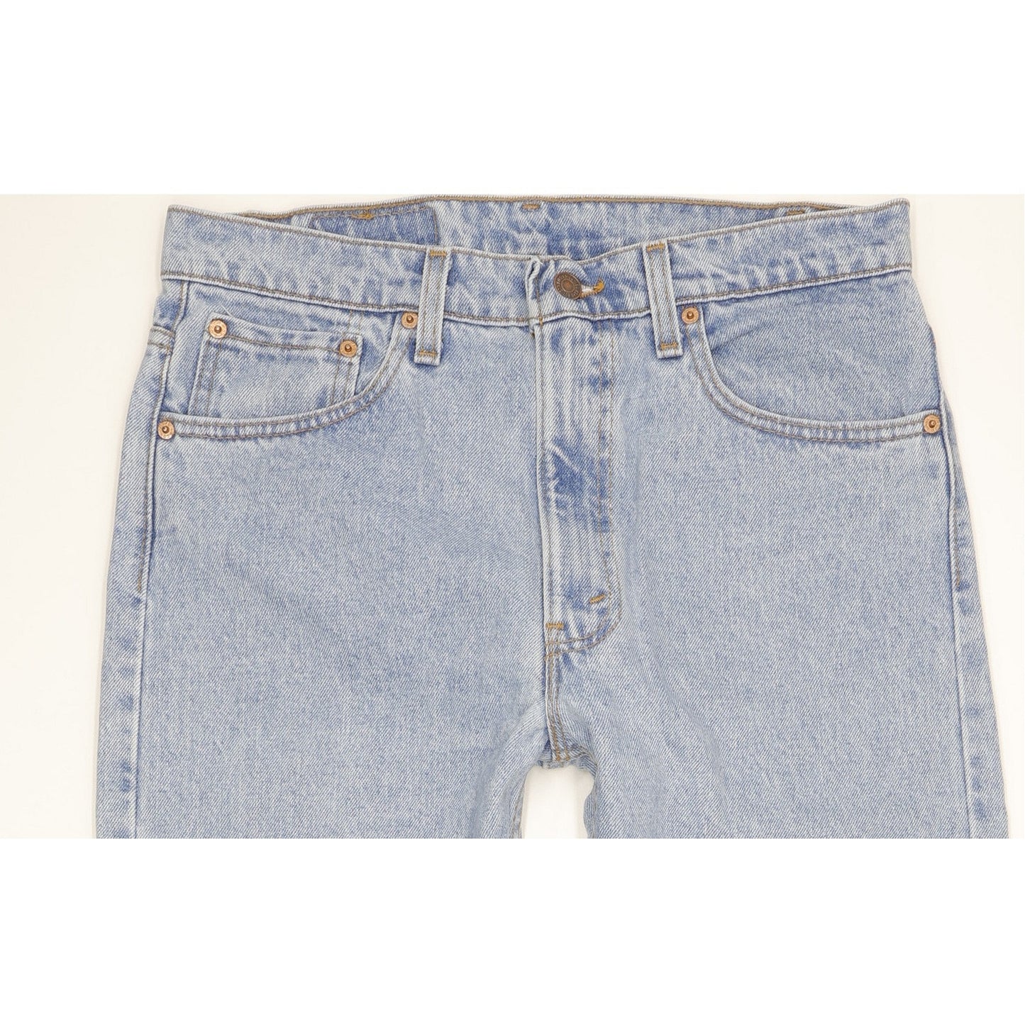 Levi's 505 Made in USA Blue Straight Regular Mom Jeans High Waisted W33 L30