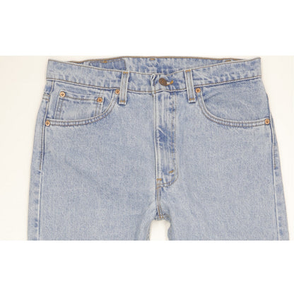 Levi's 505 Made in USA Blue Straight Regular Mom Jeans High Waisted W33 L30