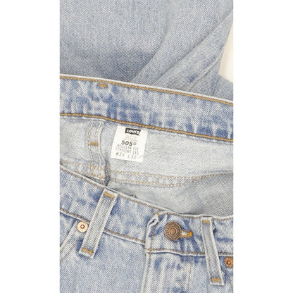 Levi's 505 Made in USA Blue Straight Regular Mom Jeans High Waisted W33 L30
