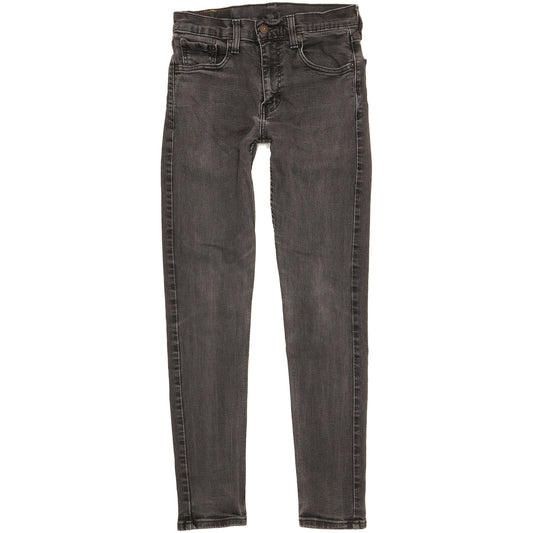 Levi's 512 Lo-Ball Men Black Skinny Slim Stretch Jeans W30 L30