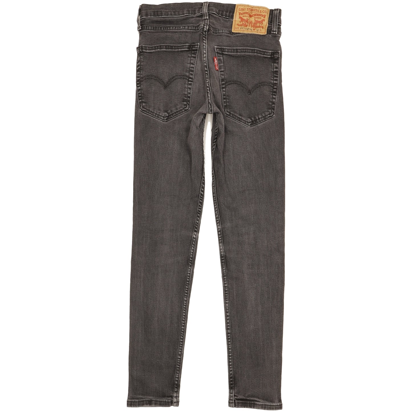 Levi's 512 Lo-Ball Men Black Skinny Slim Stretch Jeans W30 L30