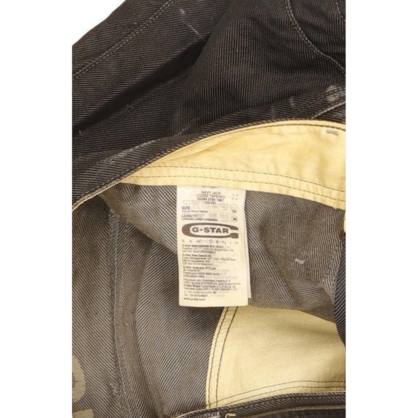 G-Star Jack Men Navy Tapered Loose Jeans W30 L29
