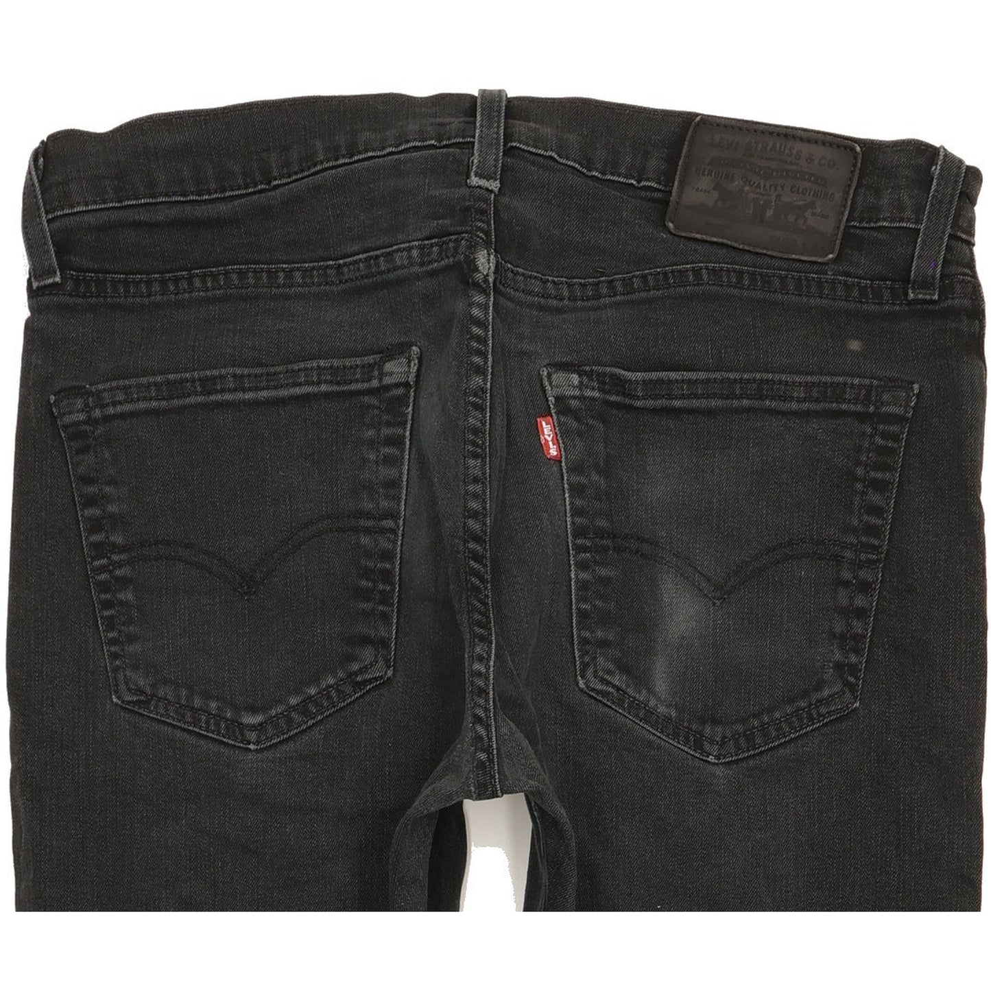 Levi's 512 Men Black Tapered Slim Stretch Jeans W32 L32