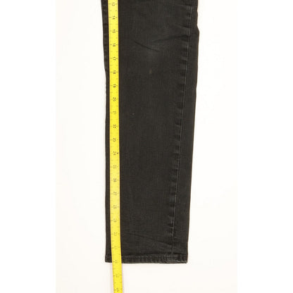 Levi's 512 Men Black Tapered Slim Stretch Jeans W32 L32