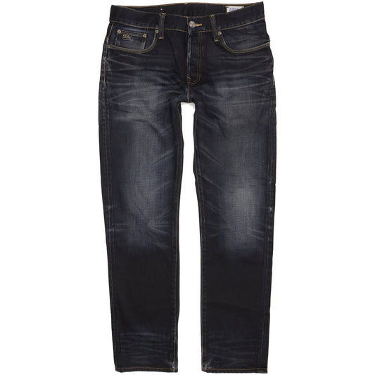 G-Star 3301 Men Navy Straight Regular Jeans W34 L31