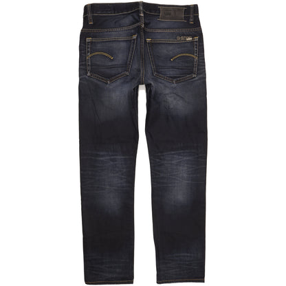 G-Star 3301 Men Navy Straight Regular Jeans W34 L31