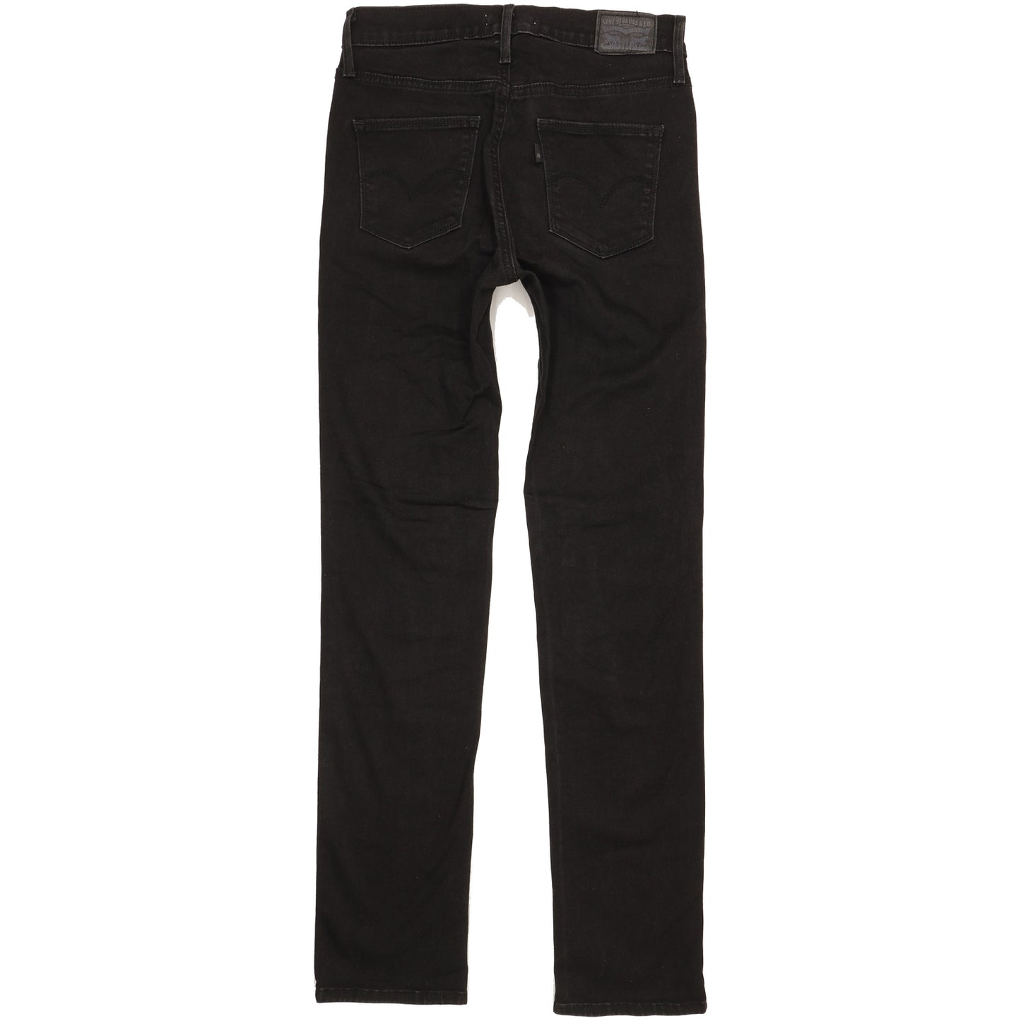 Levi's Slimming Women Black Straight Slim Stretch Jeans W28 L31