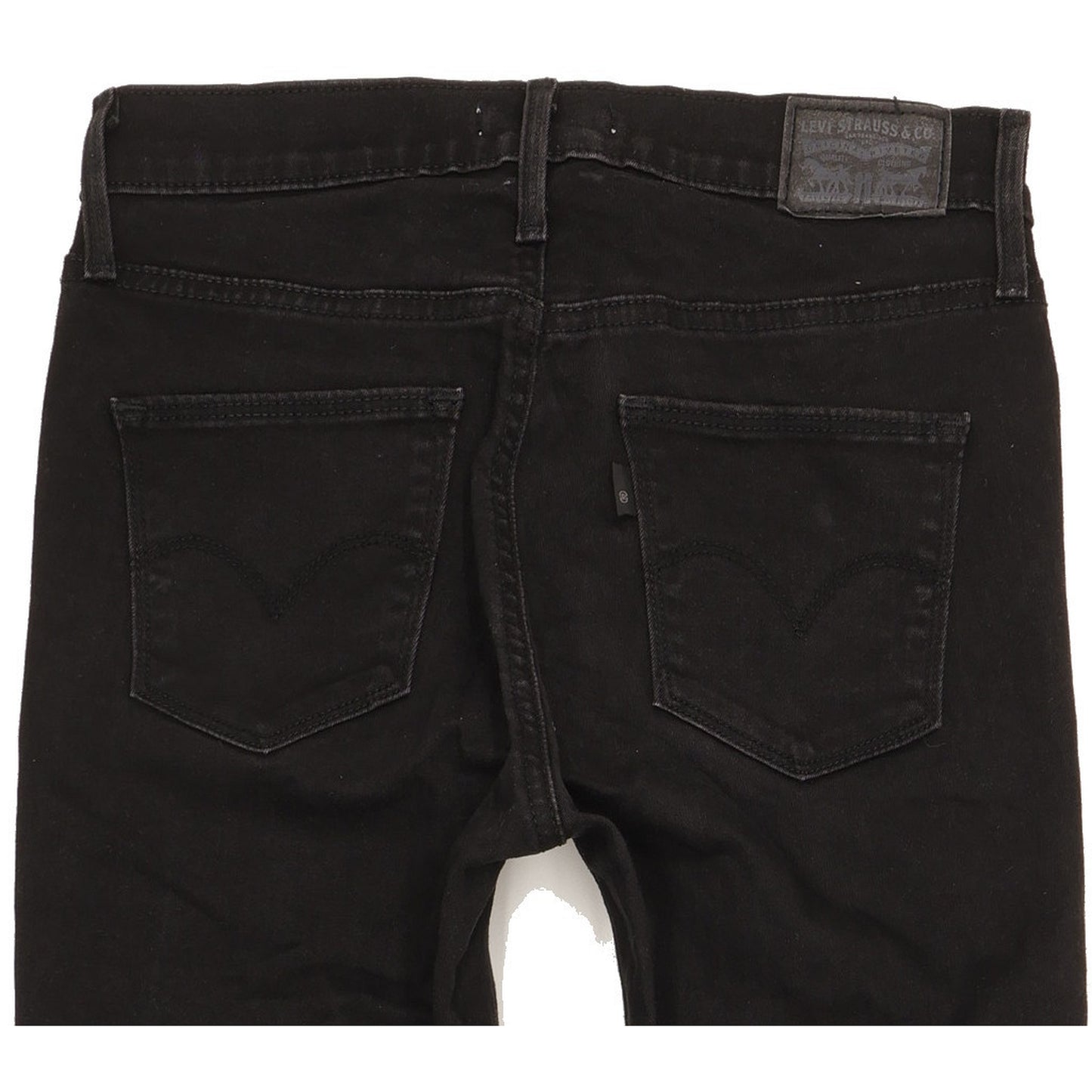 Levi's Slimming Women Black Straight Slim Stretch Jeans W28 L31