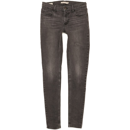 Levi's 710 Super Women Grey Skinny Slim Stretch Jeans W29 L31