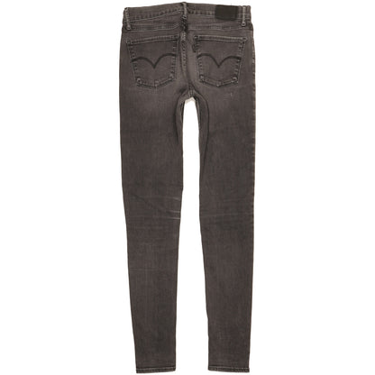 Levi's 710 Super Women Grey Skinny Slim Stretch Jeans W29 L31