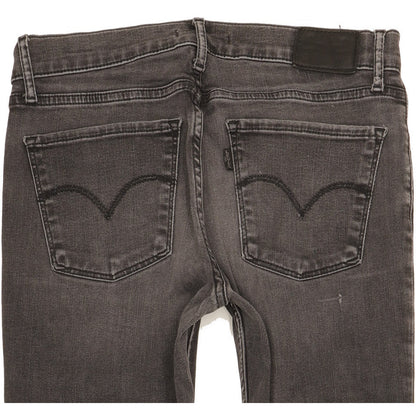 Levi's 710 Super Women Grey Skinny Slim Stretch Jeans W29 L31