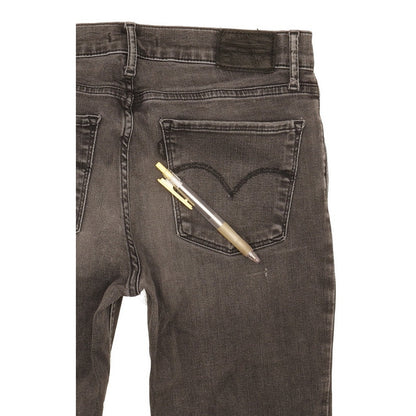 Levi's 710 Super Women Grey Skinny Slim Stretch Jeans W29 L31