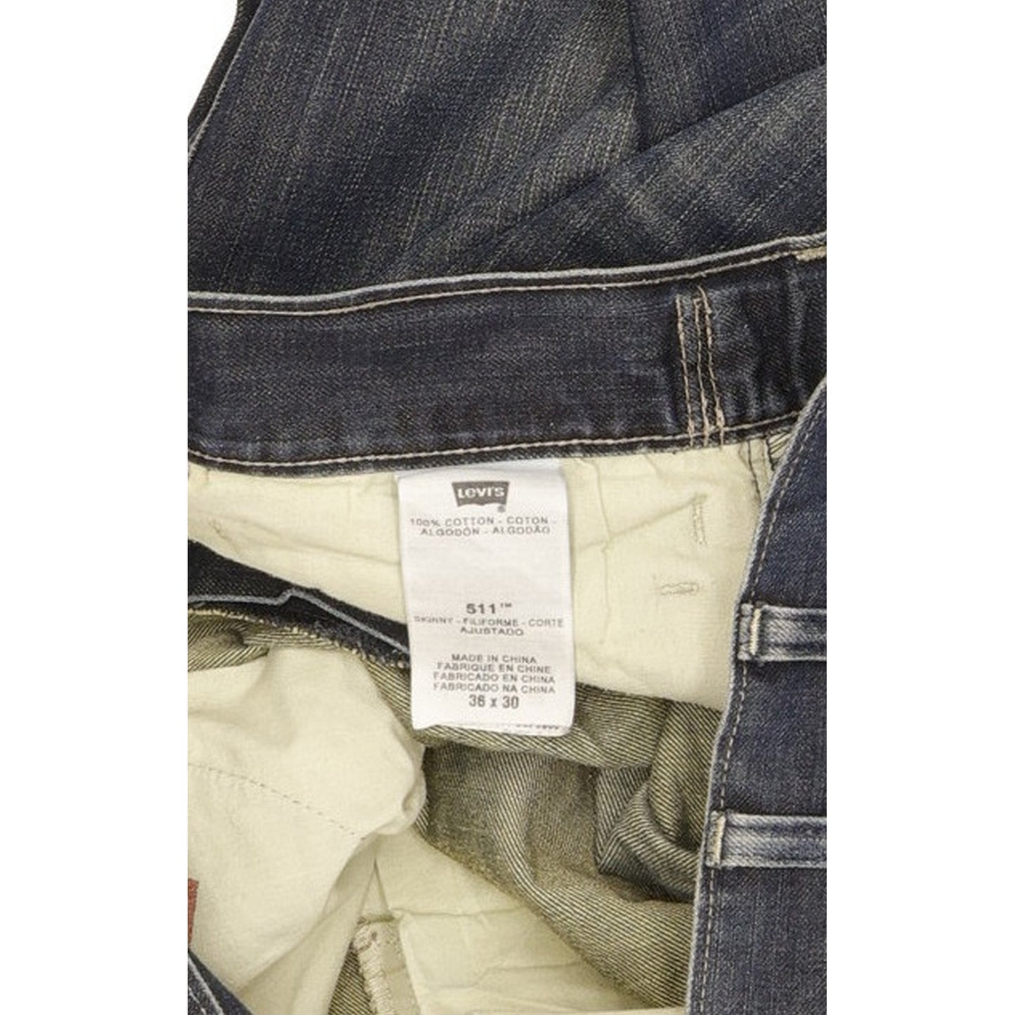 G-Star 511 Men Blue Straight Regular Jeans W36 L30