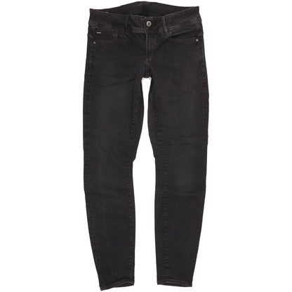G-Star Lynn Women Black Skinny Slim Stretch Jeans W34 L34