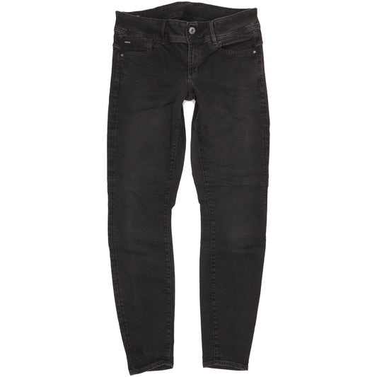 G-Star Lynn Women Black Skinny Slim Stretch Jeans W34 L34