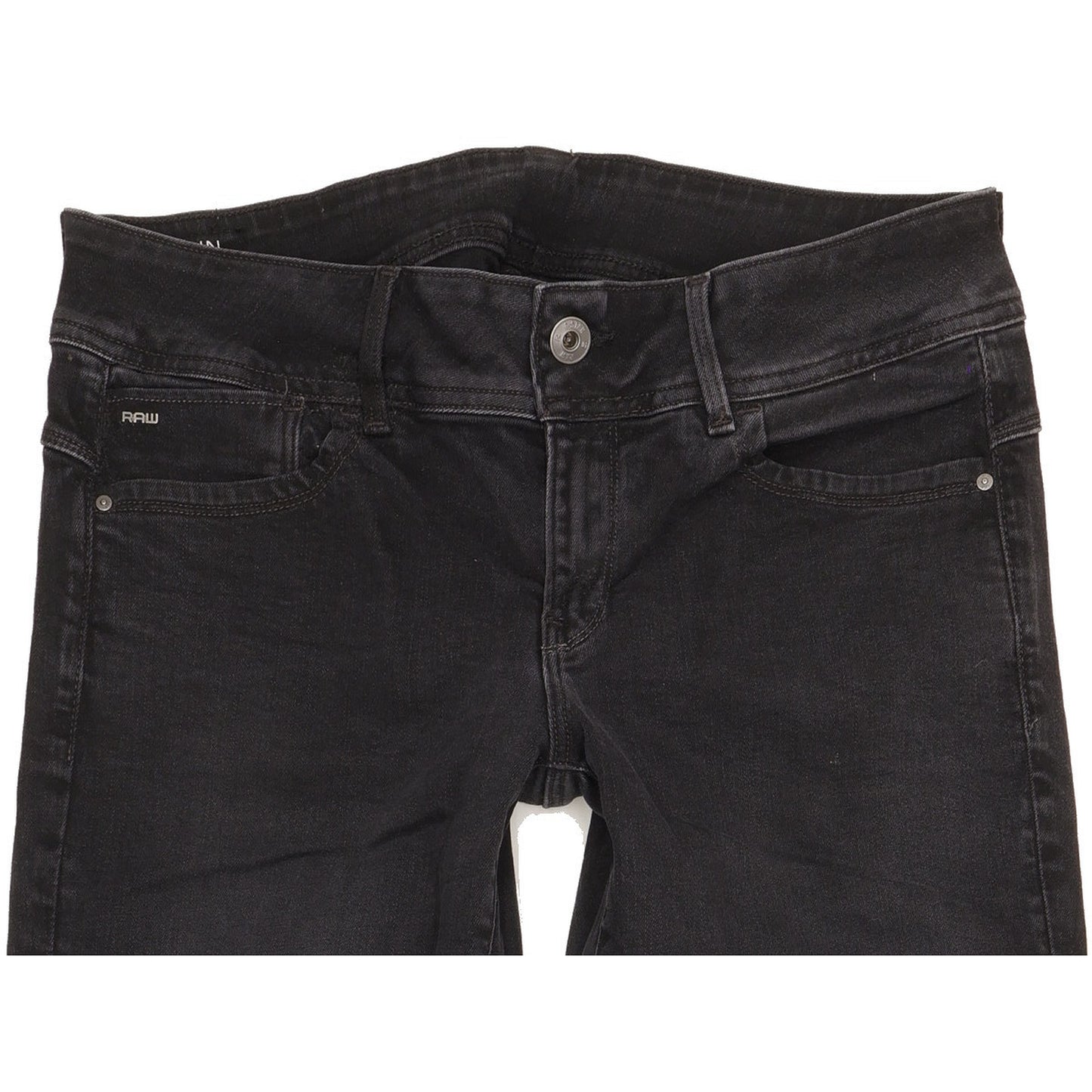 G-Star Lynn Women Black Skinny Slim Stretch Jeans W34 L34