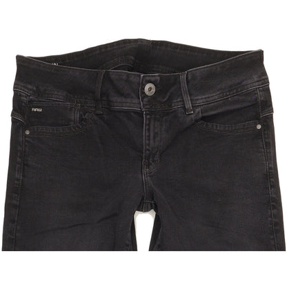 G-Star Lynn Women Black Skinny Slim Stretch Jeans W34 L34