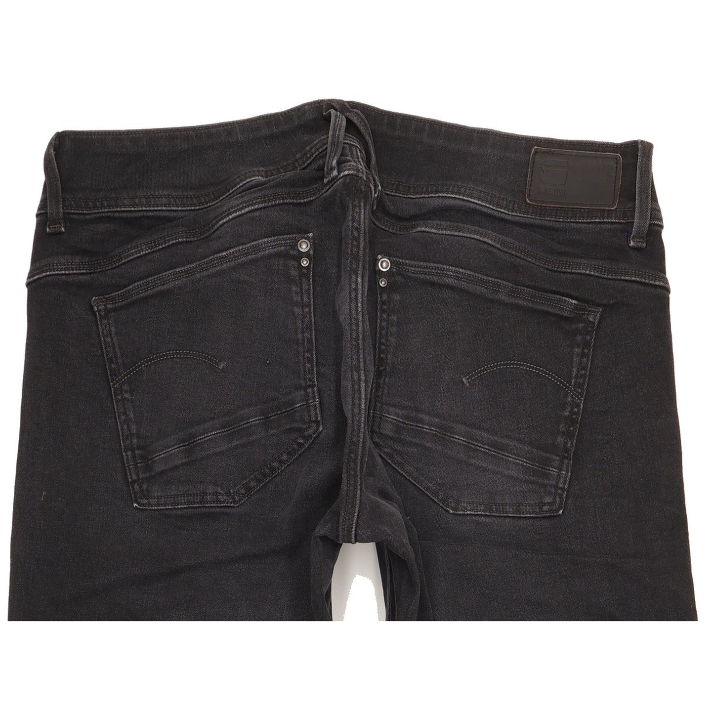 G-Star Lynn Women Black Skinny Slim Stretch Jeans W34 L34