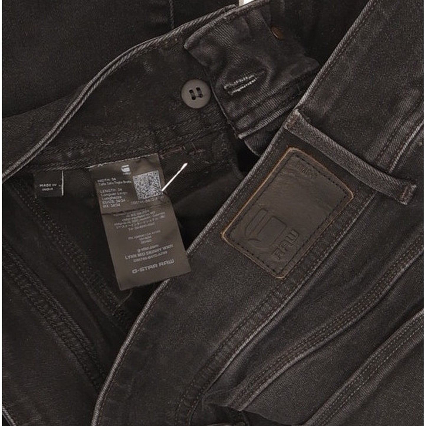 G-Star Lynn Women Black Skinny Slim Stretch Jeans W34 L34