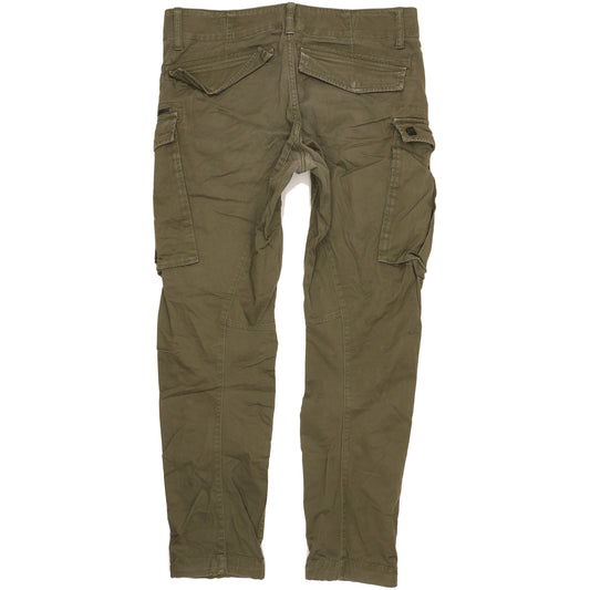 G-Star Rovic 3D Men Green Tapered Regular Stretch Jeans W33 L32