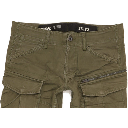 G-Star Rovic 3D Men Green Tapered Regular Stretch Jeans W33 L32