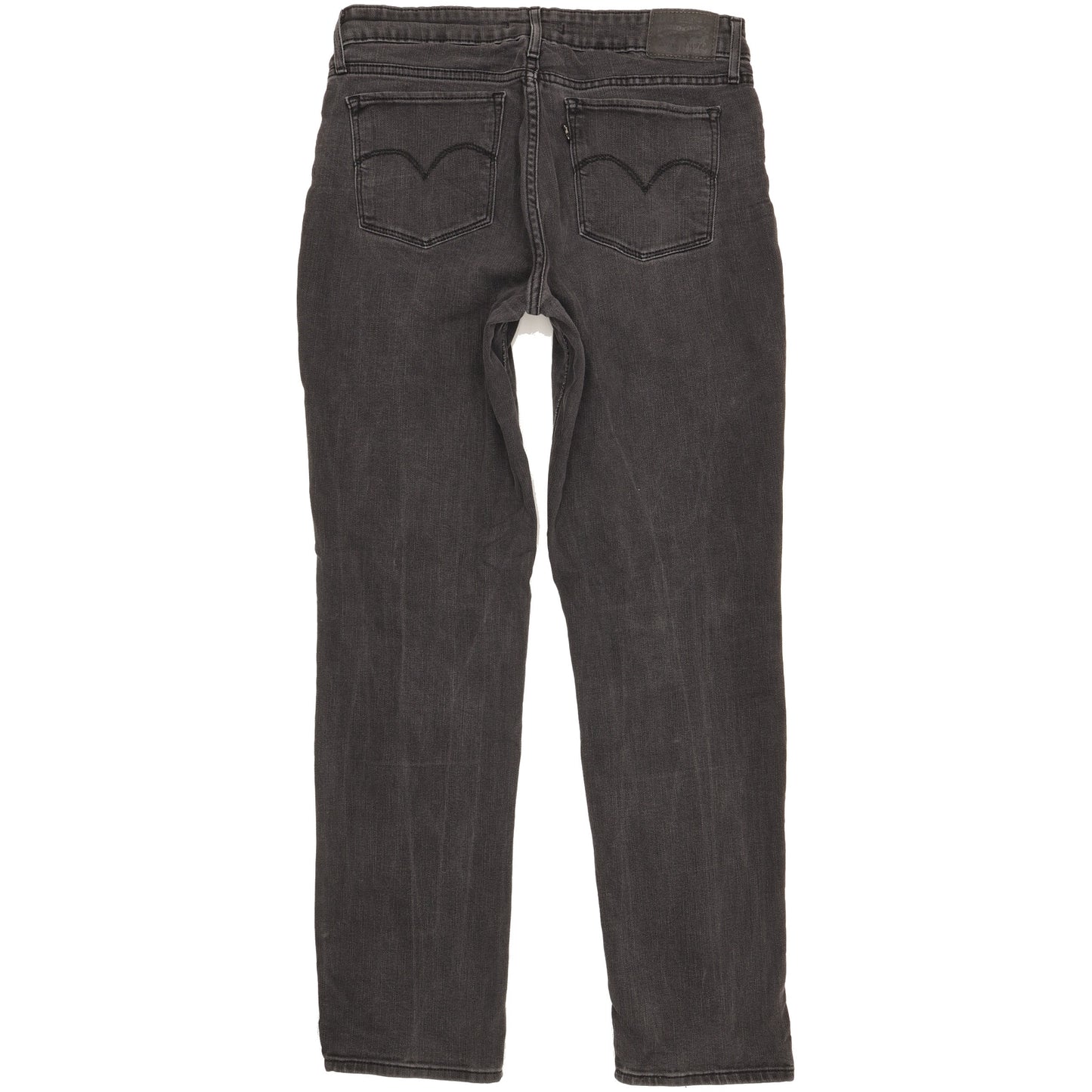Levi's 712 Women Black Straight Slim Stretch Jeans W30 L30