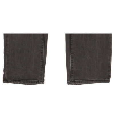 Levi's 712 Women Black Straight Slim Stretch Jeans W30 L30