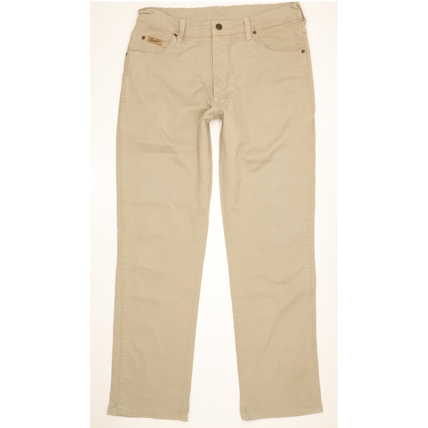 Wrangler Texas Men Beige Straight Regular Stretch Jeans W34 L32