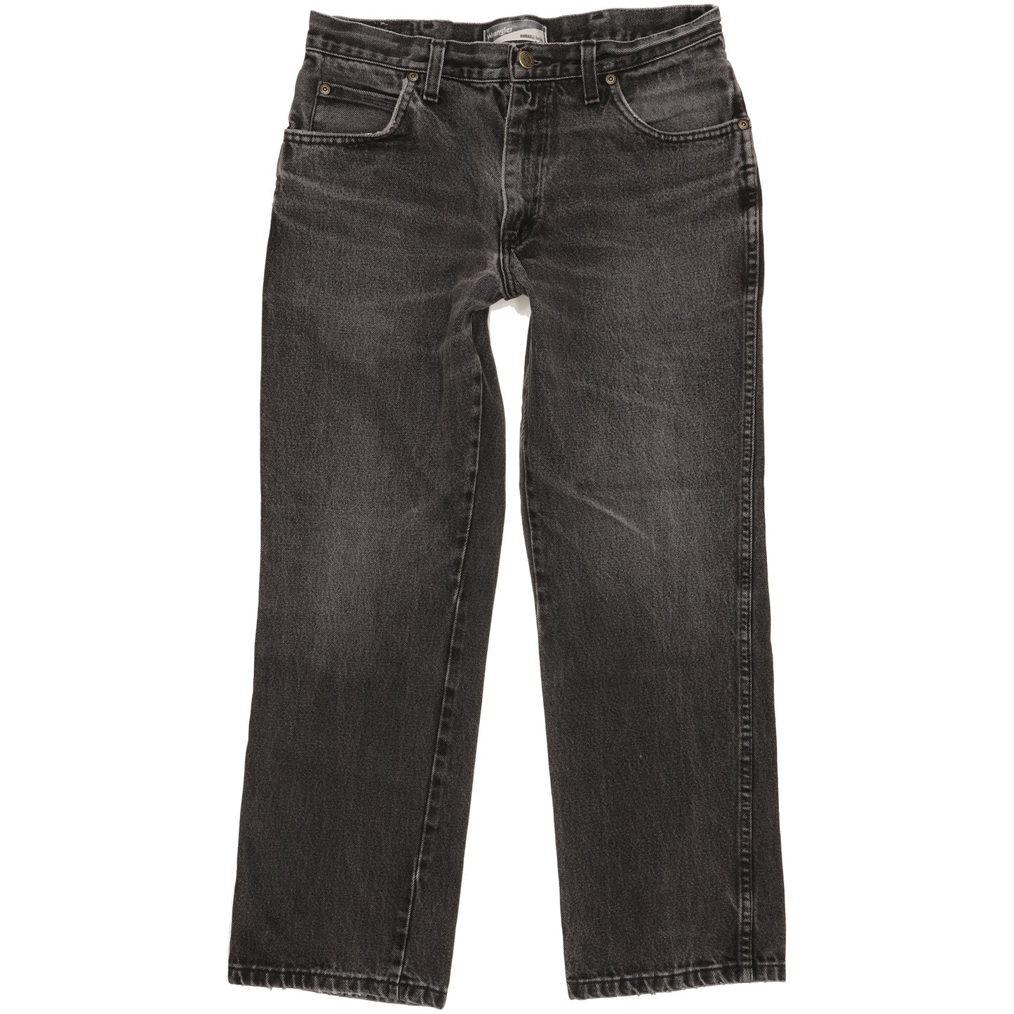 Wrangler Men Black Straight Regular Jeans W32 L27