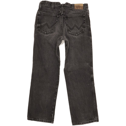 Wrangler Men Black Straight Regular Jeans W32 L27