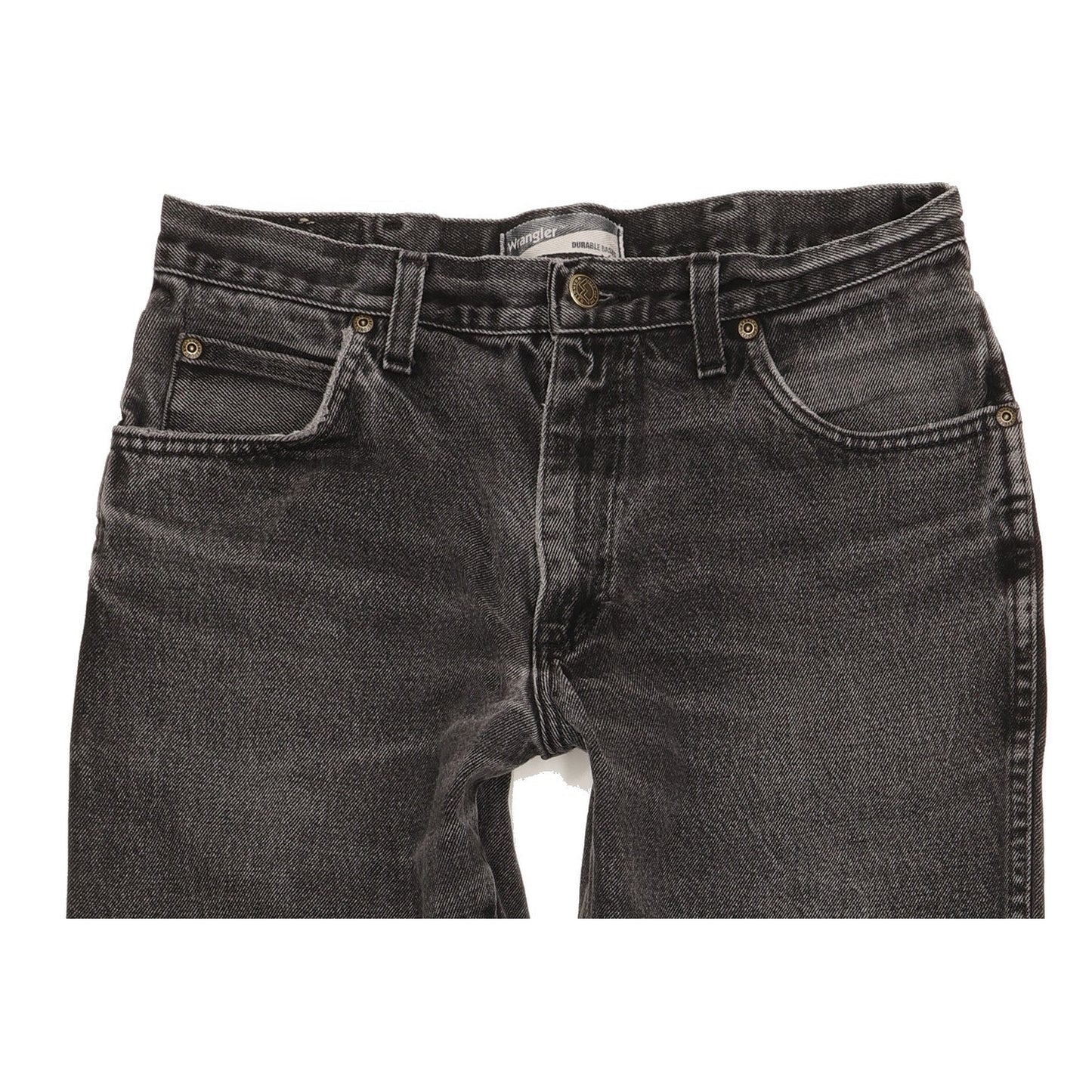 Wrangler Men Black Straight Regular Jeans W32 L27