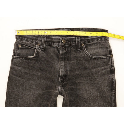 Wrangler Men Black Straight Regular Jeans W32 L27